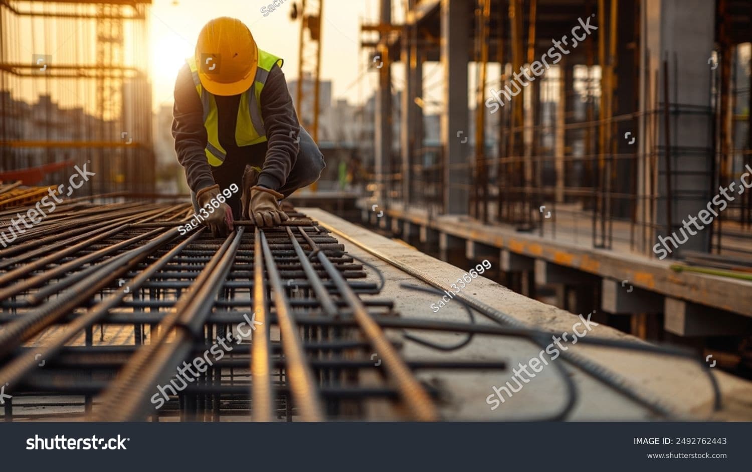 Construction site background